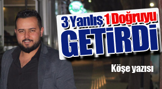 3 YANLIŞ 1 DOĞRUYU GETİRDİ!