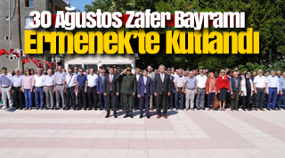 30 Ağustos Zafer Bayramı Ermenek’te Kutlandı