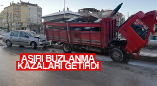 AŞIRI BUZLANMA KAZAYI GETİRDİ