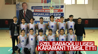 BABAOĞLU KARAMAN'I TEMSİL ETTİ