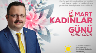BAŞ TACI KADINLARIMIZIN KADINLAR GÜNÜ'NÜ KUTLUYORUM