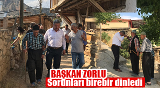 BAŞKAN ZORLU MAHALLE TOPLANTILARINA DEVAM EDİYOR