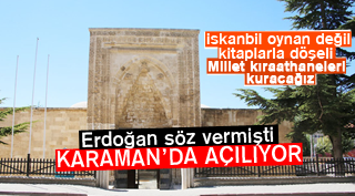 BELEDİYEDEN MİLLET KIRAATHANESİ