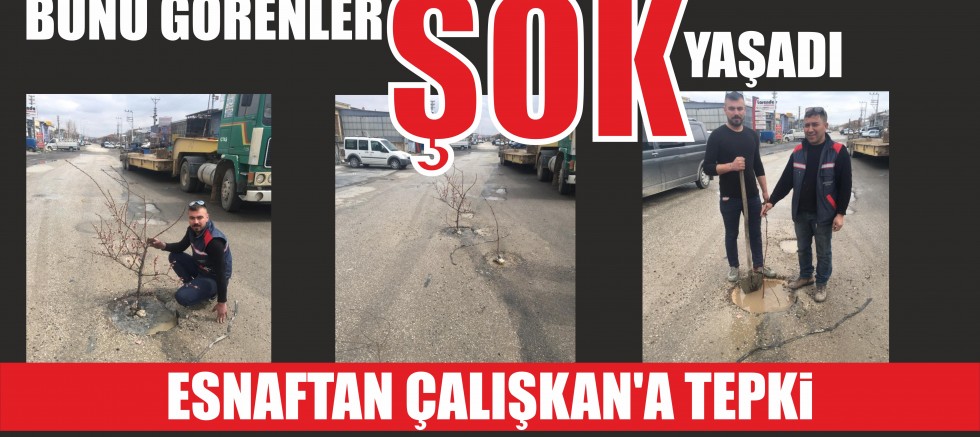 ÇALIŞKAN'A TEPKİ