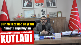 Çanakkale Zaferinin 104.Yıl dönümünü Kutladı