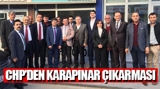 CHP’DEN KARAPINAR ÇIKARMASI