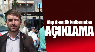 CHP GENÇLİK KOLLARINDAN AÇIKLAMA