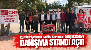 DANIŞMA STANDI AÇTILAR !