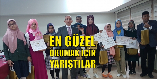 EN GÜZEL OKUMAK İÇİN YARIŞTILAR