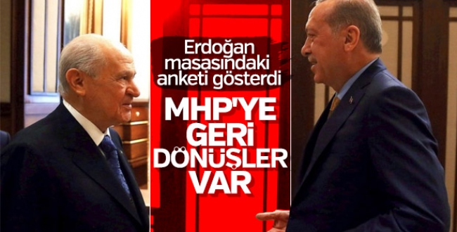 ERGOĞAN VE BAHÇELİ'NİN ÇAY SOHBETİ