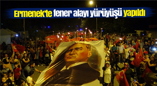 Ermenek’te fener alayı yürüyüşü yapıldı