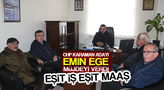 EŞİT İŞ EŞİT MAAŞ