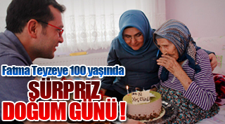 Evde Sağlık Ekibinden Sürpriz Doğum Günü Kutlaması