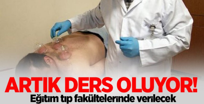 Hacamat tıp fakültelerinde ders oluyor