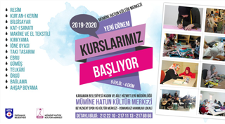 HANIMLAR LOKALİNDE YENİ DÖNEM KURS KAYITLARI BAŞLIYOR