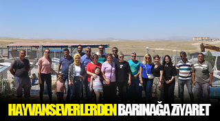HAYVANSEVERLERDEN BARINAĞA ZİYARET
