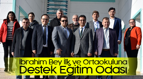 İbrahim Bey İlk ve Ortaokuluna Destek Eğitim Odası