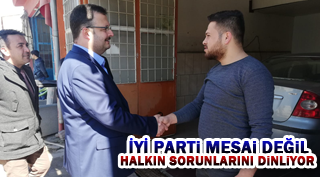 İYİ PARTİ, KÜÇÜK SANAYİ VE KÖMÜRCÜLER SİTESİ ESNAFI İLE DERTLEŞTİ