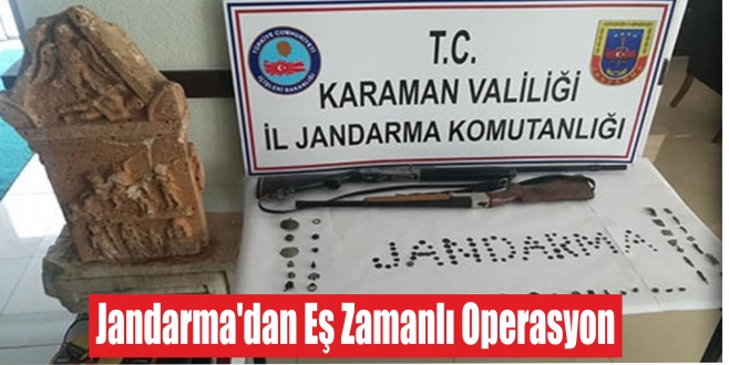 Jandarma'dan Eş Zamanlı Operasyon