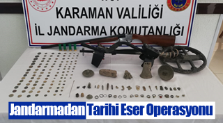 JANDARMA'DAN TARİHİ ESER OPERASYONU