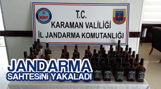 JANDARMA SAHTESİNİ YAKALADI