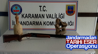 Jandarmadan tarihi eser kaçakçılarına suç üstü