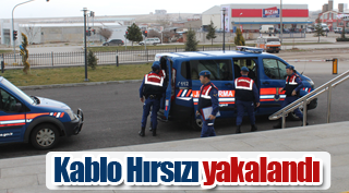 KABLO HIRSIZI YAKALANDI !