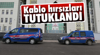 KABLO HIRSIZLARI TUTUKLANDI