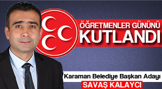 KALAYCI ÖĞRETMENLER GÜNÜNÜ KUTLADI