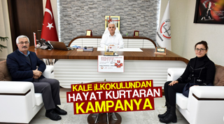 Kale İlkokulundan Hayat Kurtaran Kampanya