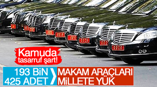 Kamuda tasarruf şart!