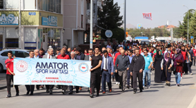 KARAMAN'DA "AMATÖR SPOR HAFTASI" ETKİNLİKLERİ KORTEJ YÜRÜYÜŞÜ İLE BAŞLADI