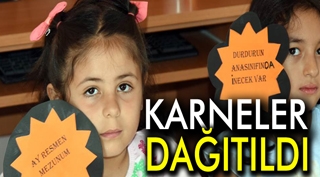 KARAMAN'DA 48 BİN 395 ÖĞRENCİ KARNE ALDI