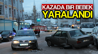 KAZADA BEBEK YARALANDI