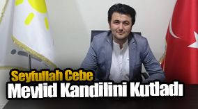 Mevlid Kandilini Kutladı