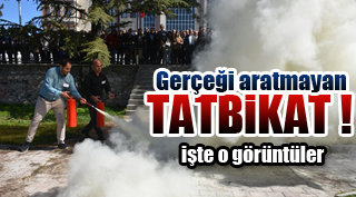Milli Eğitimde İkaz Alarm ve Yangın Tatbikatı Yapıldı