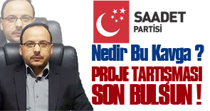 PROJE TARTIŞMASI SON BULSUN !