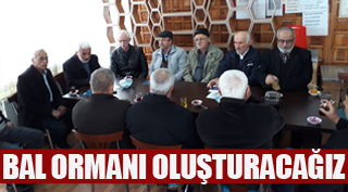 Şaban Şahin: Bal Ormanı oluşturacağız.