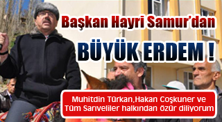 SAMUR'DAN BÜYÜK ERDEM