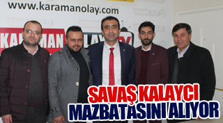 SAVAŞ KALAYCI MAZBATASINI ALIYOR!