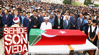 Şehit asker son yolculuğuna uğurlandı