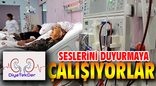 SESLERİNİ DUYURMAYA ÇALIŞIYORLAR