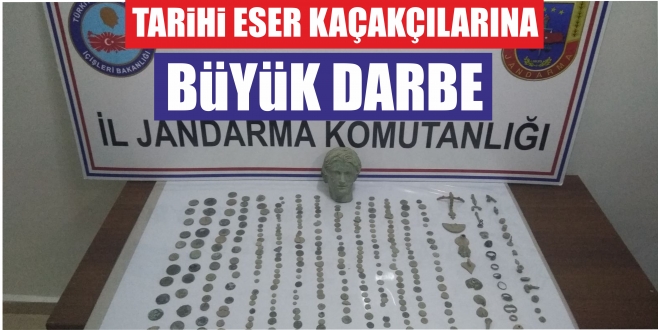 TARİHİ ESER KAÇAKÇILARINA BÜYÜK DARBE