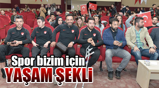 Türkiye Ampute Futbol Milli Takımı Sporcuları öğrencilerle buluştu