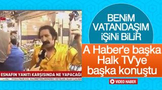 TV'YE GÖRE KONUŞAN VATANDAŞ