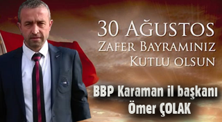 ZAFER AYI 30 AĞUSTOS